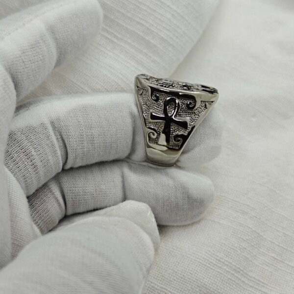 Alternative view of Double-Headed Eagle Signet Ring