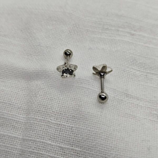 Alternative view of Star Crystal Screw-Back Earrings