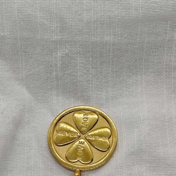 Alternative view of Four-Leaf Clover Love Pendant