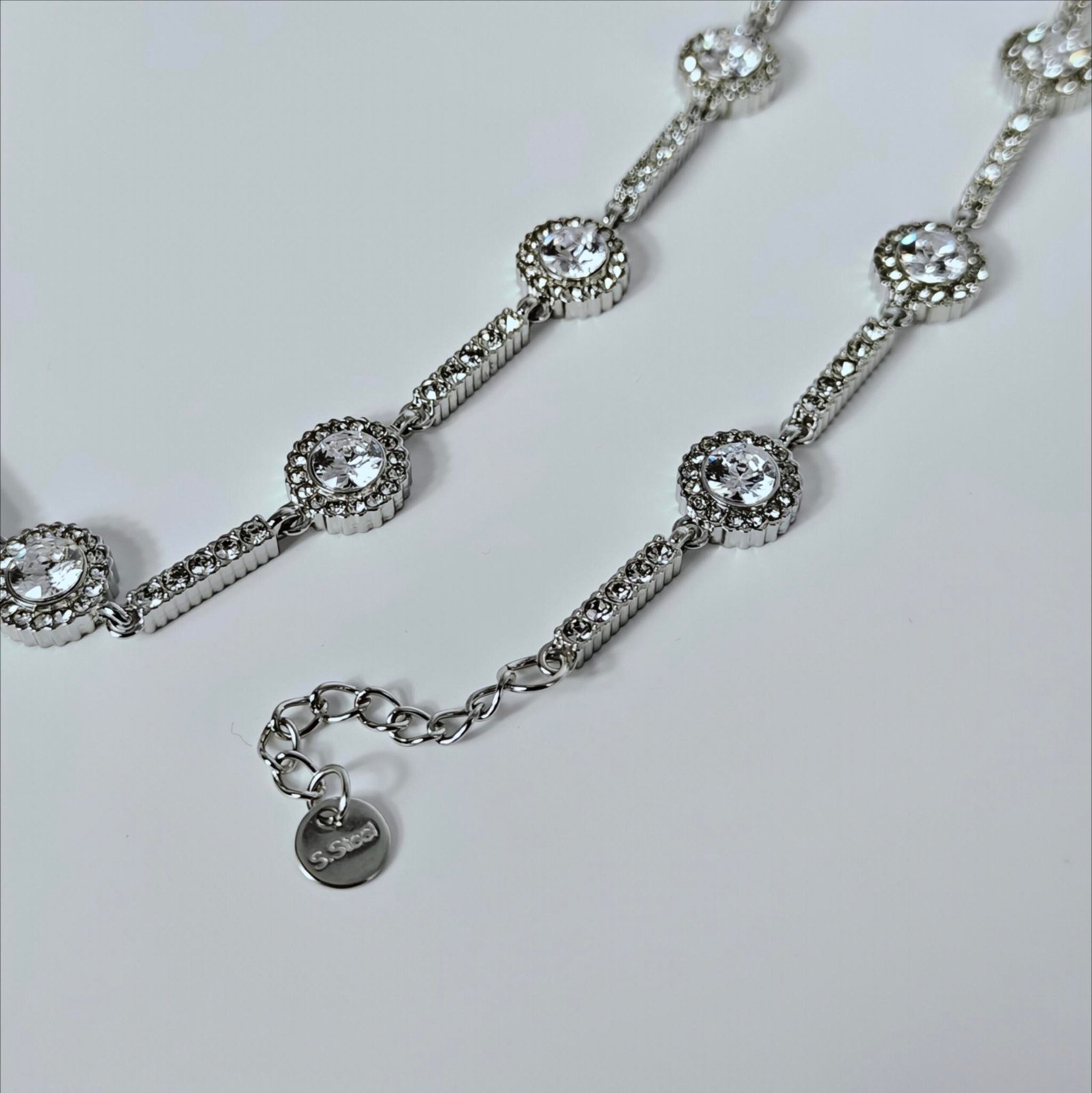 Crystal Station Necklace & Bracelet Set - Image 3